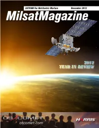2012 Year in Review Milsatmagazine