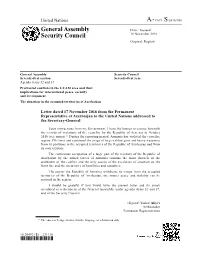 General Assembly Security Council Seventy-First Session Seventy-First Year Agenda Items 32 and 37
