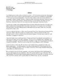USHMM Finding