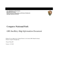 Geologic Resources Inventory Map Document for Congaree National Park