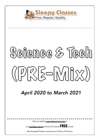 SCI & Tech 2020-21