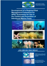 APEC Marine Resource Conservation Working Group Report