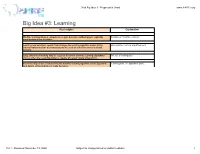 Big Idea #3: Learning Key Insights Explanation