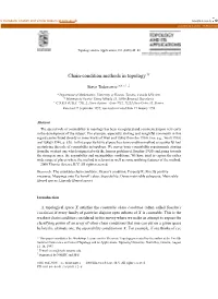 Chain-Condition Methods in Topology ✩