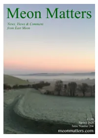Meon Matters News, Views & Comment from East Meon
