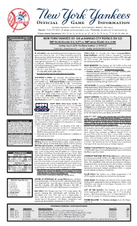 Official Game Information