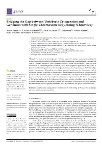 Bridging the Gap Between Vertebrate Cytogenetics and Genomics with Single-Chromosome Sequencing (Chromseq)