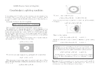 Carathéodory's Splitting Condition