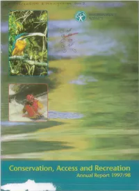 Conservation, Access and Recreation Annual Report 1997/98 Conservation, Access and Recreation Annual Report 1997/98 Contents