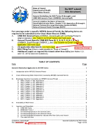 General Guidelines for NOI Forms B Through L and CWB NOI General Form (CWBNOI General.Pdf)