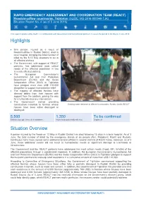 Highlights Situation Overview