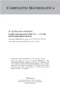 Locally Convex Spaces for Which Λ(E) = Λ[E] and the Dvoretsky-Rogers Theorem Compositio Mathematica, Tome 35, No 2 (1977), P