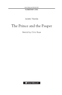 The Prince and the Pauper – Sample Chapter