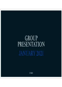 Group Presentation January 2021 Group Presentation / January 2021 2021.01.27 — 2
