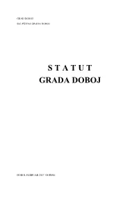 S T a T U T Grada Doboj