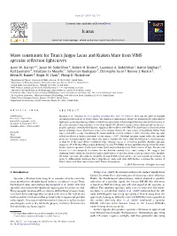 Wave Constraints for Titanâ€™S Jingpo Lacus and Kraken Mare