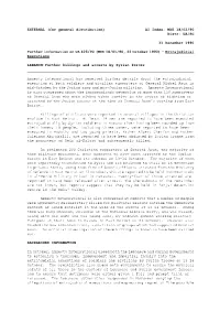 EXTERNAL (For General Distribution) AI Index: MDE 18/02/90 Distr: UA/SC