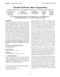 Plan4all Geoportal: Web of Spatial Data