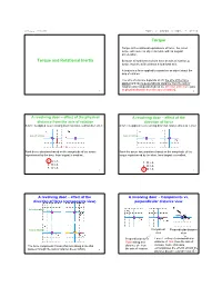 Torque and Rotational Inertia Torque