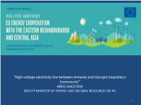 Workshop on Regional and Trans-Boundary Energy Issues And