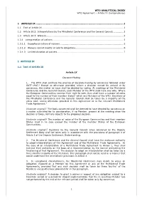 Article IX of the WTO Agreement
