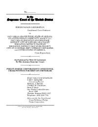 Conditional Cross-Petition for Cert of Phelps Dodge Corp