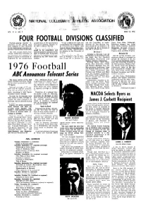 Four Football Divisions Classified