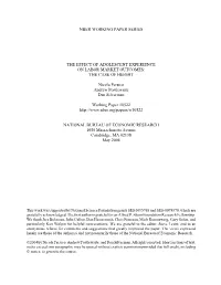 The Effect of Adolescent Experience on Labor Market Outcomes: the Case of Height