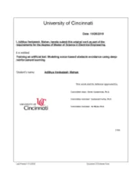 Training an Artificial Bat: Modeling Sonar-Based Obstacle Avoidance
