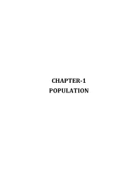 Chapter-1 Population