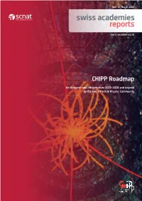 CHIPP Roadmap for Research and Infrastructure 2025–2028 and Beyond by the Swiss Particle Physics Community IMPRINT