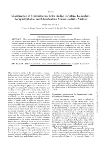 Classification of Mosquitoes in Tribe Aedini 925