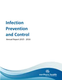 Infection Prevention and Control