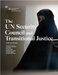 UN Security Counciland Transitional Justice