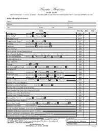 View Order PDF Form