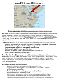 About Eritrea and Eritreans…