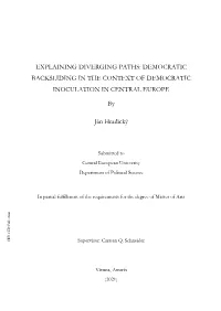 Explaining Diverging Paths: Democratic Backsliding in the Context of Democratic Inoculation in Central Europe