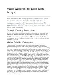 Magic Quadrant for Solid-State Arrays