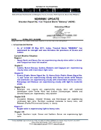 NDRRMC Sitrep 4 Re TD Bebeng 8May2011.Mdi