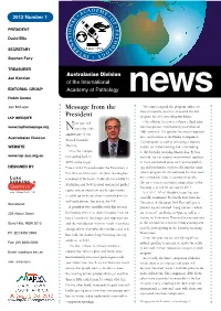 Newsletters – 2012 Number