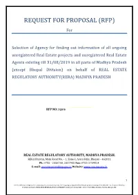 Request for Proposal (Rfp)