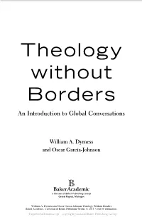 Theology Without Borders