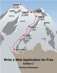 Write a Web Application for Free Edition 2