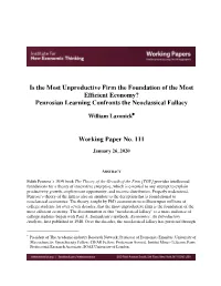 Penrosian Learning Confronts the Neoclassical Fallacy