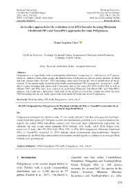 270 an In-Silico Approach for the Evaluation of Six DNA