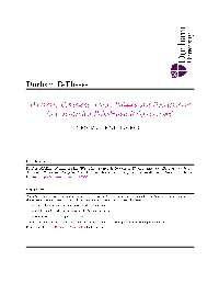 Durham E-Theses