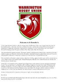 Welcome to St Benedict's