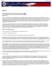 Algeria Page 1 of 14