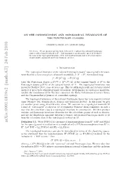 On the Construction and Topological Invariance of the Pontryagin Classes
