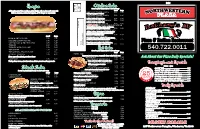 Ask About Our Pizza Daily Specials! DELIVERY AVAILABLE